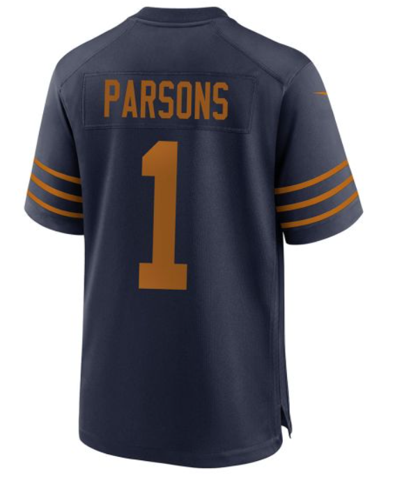 Youth 2025 Green Bay Packers #1 Parsons blue Classic Nike game NFL Jersey->women nfl jersey->Women Jersey